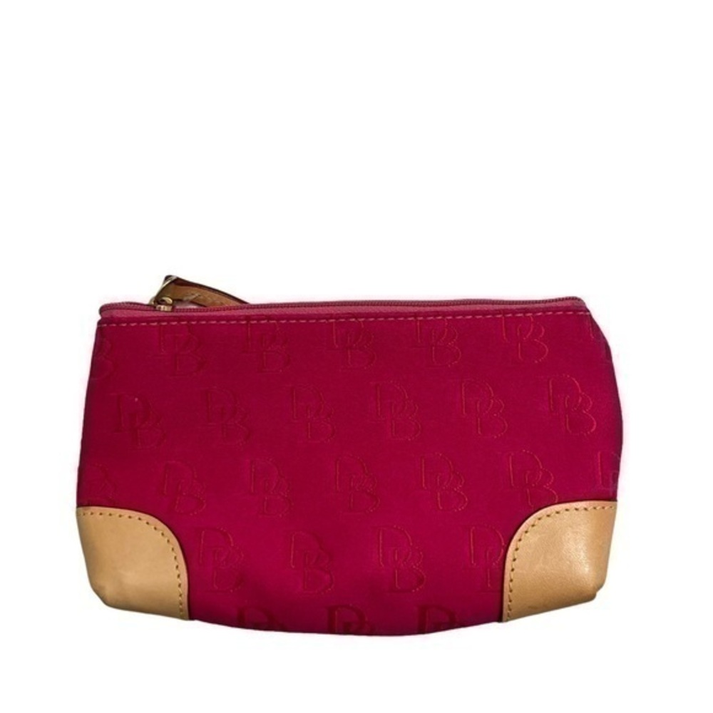 Dooney and Bourke pink db cosmetic pouch